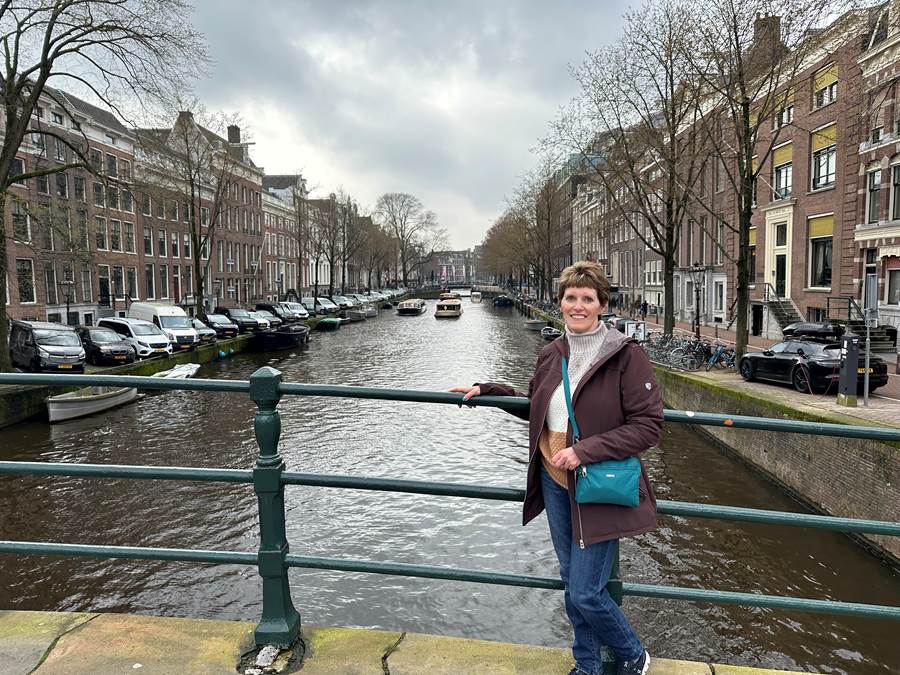 Bridge over canal in Amsterdam