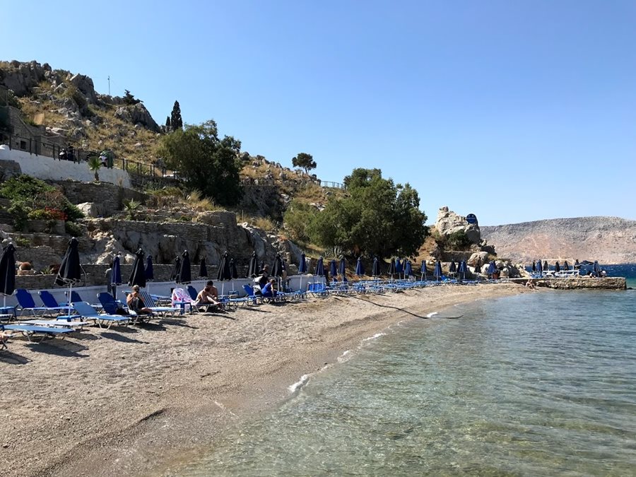 A lovely beach on the Greek Island of Symi.