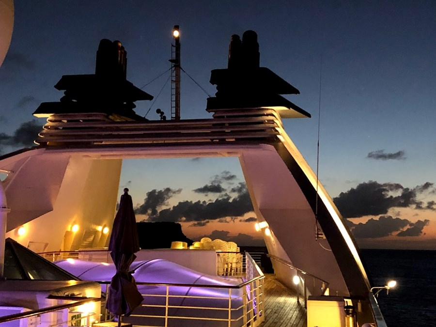 Beautiful Caribbean Sunset - Windstar Cruises