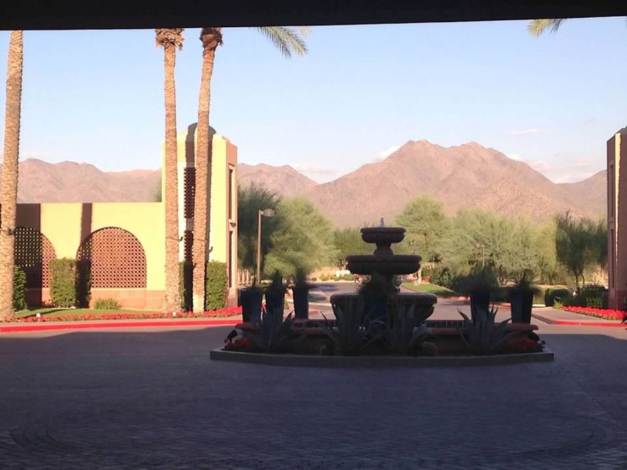 View out the hotel is amazing- McDowell Mountains