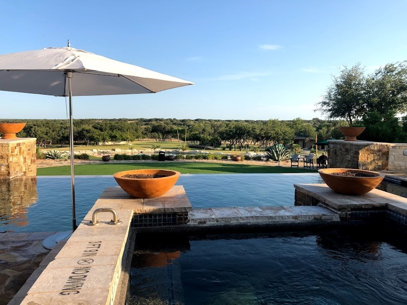 Views of the Texas Hill Country from the Pool