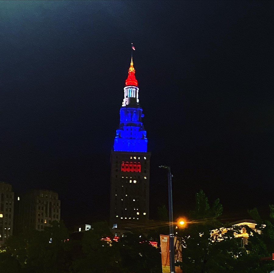 The Terminal Tower in Cleveland's Skyline