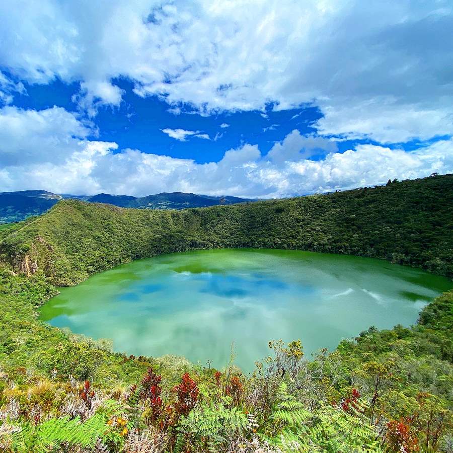 The Laguna of Guatavita - sacred to Muisca people