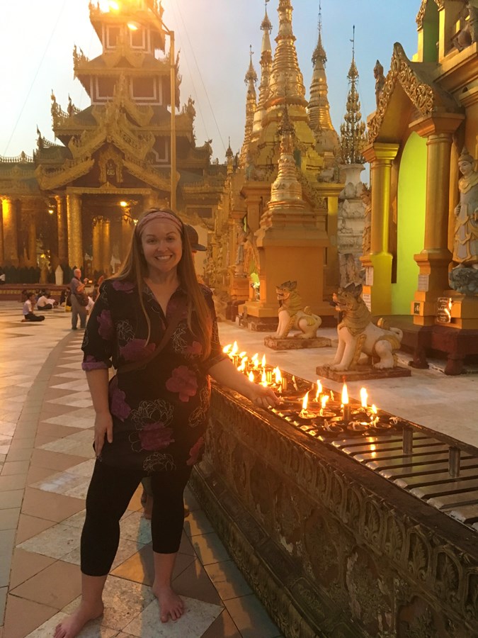 Exploring Shewedagon Pagoda in Yangon, Burma