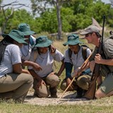 Training female guides in Zambia