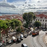 The view from the Alfama in Lisbon