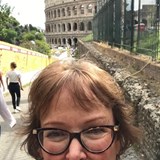 In the shadow of the Colosseum, what a fun day!