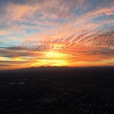 Sunset from Hot Air Balloon