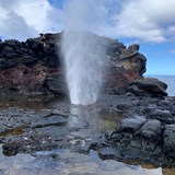 Blowhole along Kaanapali Coast, Maui