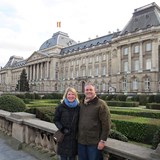 My wife & I in Brussels 