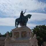 Millennium Monument in Hero's Square Budapest
