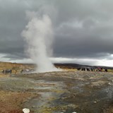 Strokkur geysir (Geysir Geothermal Activity)