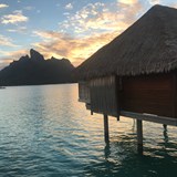 My overwater bungalow at Four Seasons Bora Bora