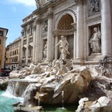 Trevi fountain Rome Italy 