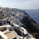 Beautiful views on the Greek Isle of Santorini.