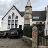 The school in Doc Martin; a church now restaurant