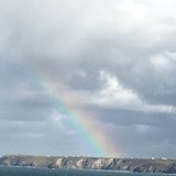 Rainbow over Port Isaac.