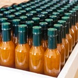 Bottles of Belizean hot sauce