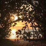 Darwin City beach sunset