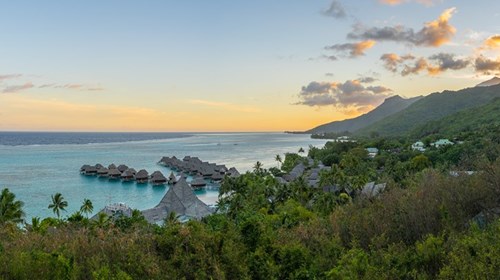 Beautiful view of Moorea Island, French Polynesia