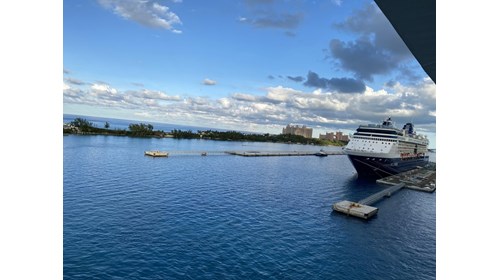 Celebrity Cruise docked in Nassau, Bahamas