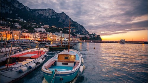 Boating in Capri