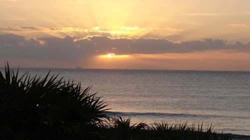 Sunrise over the Riviera Maya