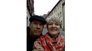 A selfie in the old German town of Rothenburg