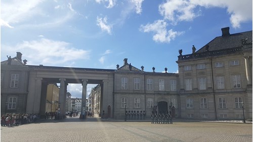 Amalienborg is the home of the Danish royal family