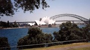 View of Sydney Bridge and Sydney Opera House