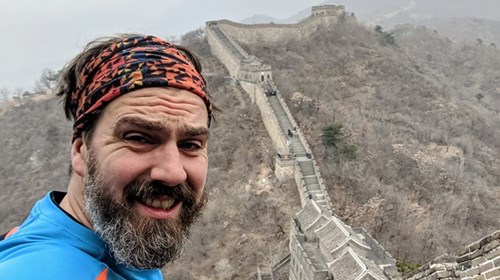 Running the Great Wall of China