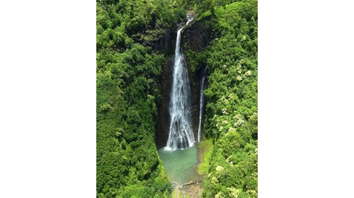 What an amazing waterfall! (Hawaii)