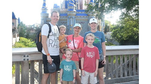 My family at Walt Disney World.  