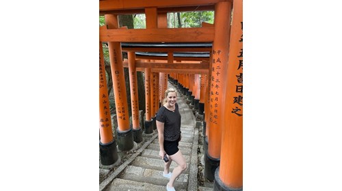 Hiking Through the Torii Gates in Kyoto, Japan