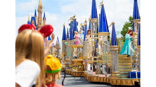 Fairytale Princess Float at Walt Disney World