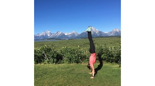 Handstands in Jackson Hole, WY