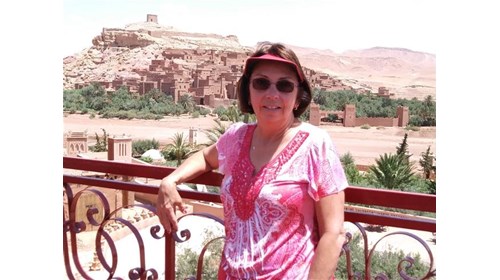 Overlooking the Kasbah in Morocco