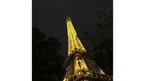 Paris, Eiffel Tower at night