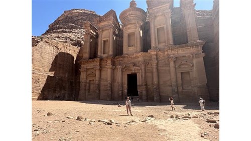 Monastery in Petra Jordan