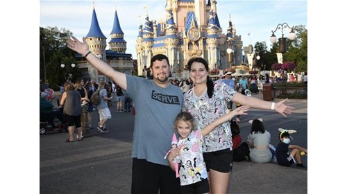 My family and I at Walt Disney World 
