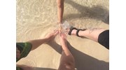 Toes in the Sand in Mexico