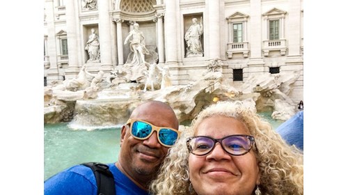 The Trevi Fountain, Rome Italy